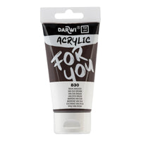 Акрилна боја DARWI Acryl 75 ml – Ван Дајк кафеава
