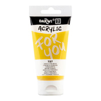 Акрилна боја DARWI Acryl 75 ml – Титан жолта средна