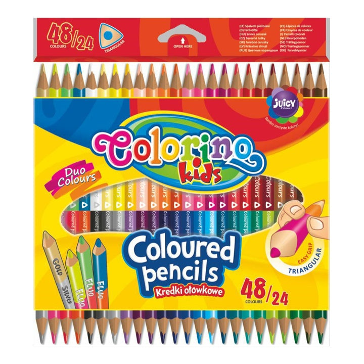 Двострани Colorino моливи за боење 24 ЕЕЗ - 1