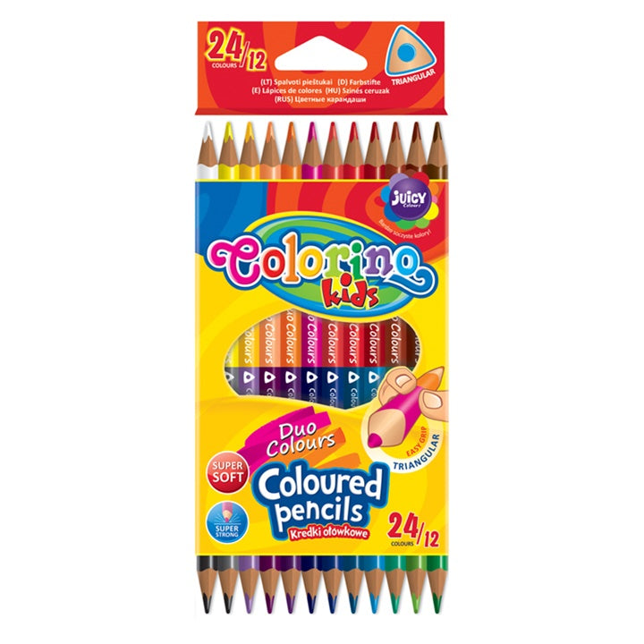 Двострани Colorino моливи за боење - 1