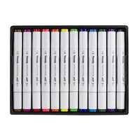 Двострани маркери за скици Colorino Artist 12 парчиња - 2