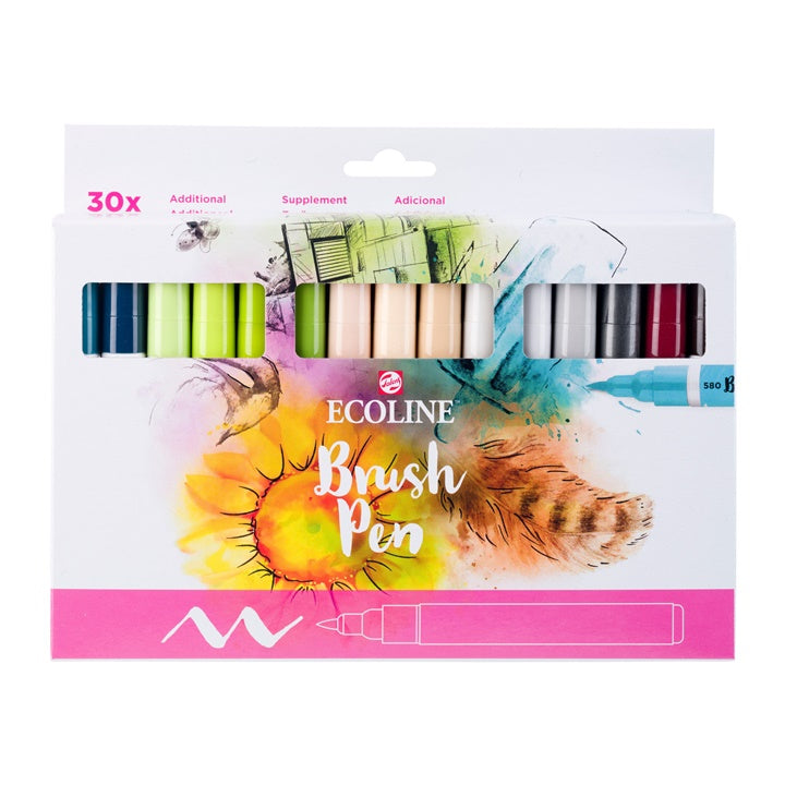 Ecoline Brush Pen Акварелни пенкала 30 ЕЕЗ - 1