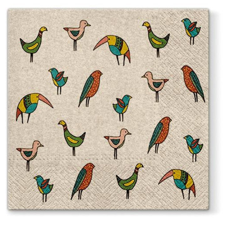 Еко салфетки за декупаж Bird Friends - 1 парче