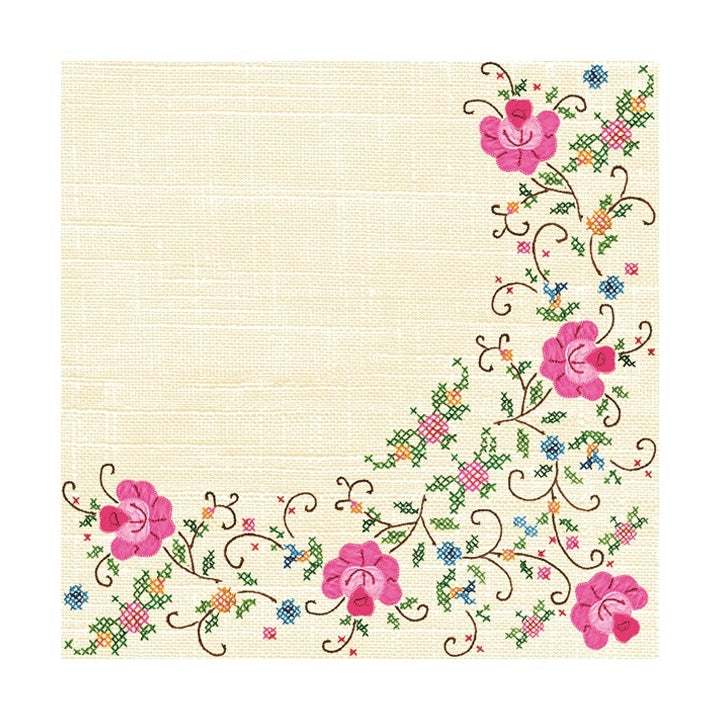 Еко салфетки за декупаж Cross Stitch Frame - 1 парче