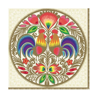 Еко салфетки за декупаж Lowicz Round Cutout Gold - 1 парче