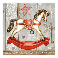 Еко салфетки за декупаж Rocking Horse - 1 парче