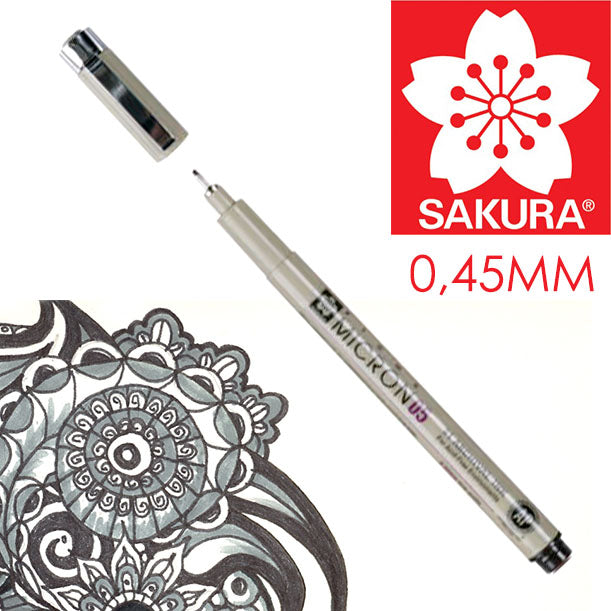 Фломастер за техничко цртање SAKURA Pigma Micron BLACK - 7