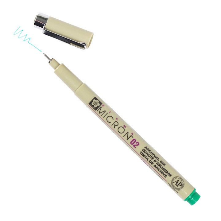 Фломастер за техничко цртање SAKURA Pigma Micron GREEN