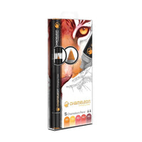 Фломастери Chameleon Warm Tones - 5 парчиња