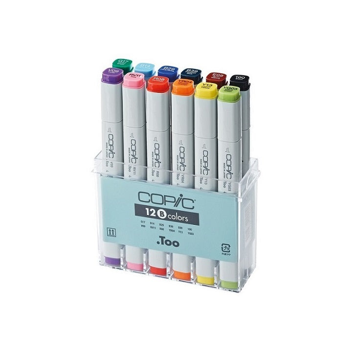 Фломастери COPIC Classic Basic Colours - сет од 12 бр