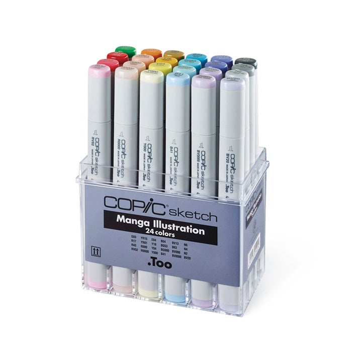 Фломастери Copic Manga Illustration 24 парчиња