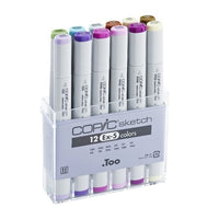 Фломастери COPIC Sketch Ex-5  - сет од 12 производи