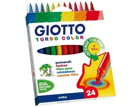 Фломастери GIOTTO TURBO COLOR - 24 бои