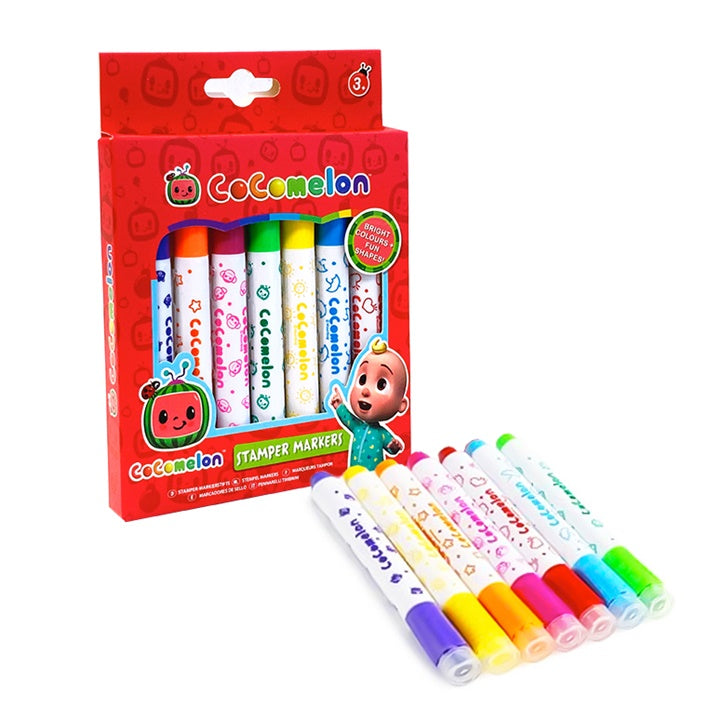 Флумастери со печат Cocomelon сет 7 парчиња