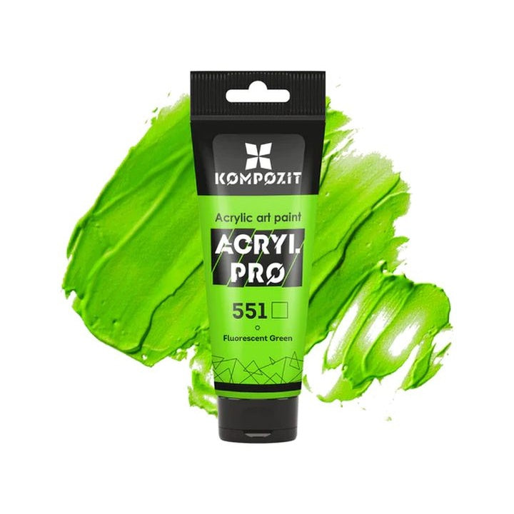 Флуоресцентна акрилна боја ACRYL PRO ART Composite 75 ml - 2