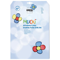 Фолија за бои на стакло MUCKI KREUL - 3 лист A4