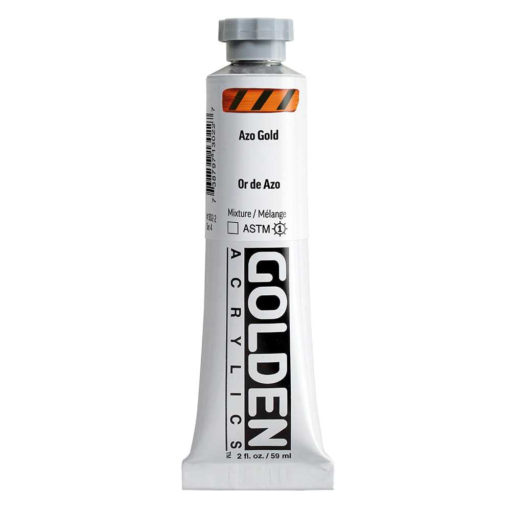 Акрилна боја GOLDEN Heavy Body 59 ml – Azo Gold