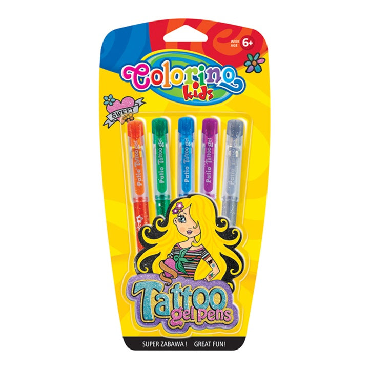Гел-пенкала за тетовирање Colorino 5 парчиња - 2