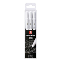 Гелни пенкала Sakura Gelly Roll bright white - 3 парчиња - 2
