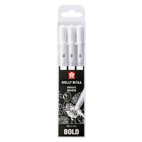 Гелни пенкала Sakura Gelly Roll bright white - 3 парчиња - 3