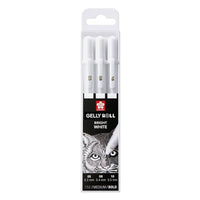 Гелни пенкала Sakura Gelly Roll bright white - 3 парчиња - 1
