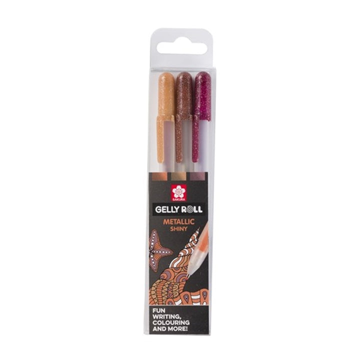 Гелни пенкала Sakura Gelly Roll METALLIC - 3 парчиња - 5