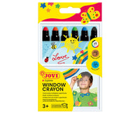 Гелни восочни боички за стакло JOVI Jovidecor Glass – 6 пар.