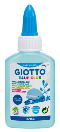 GIOTTO Blue Glue течно сино лепило со прецизен врв 40 ml