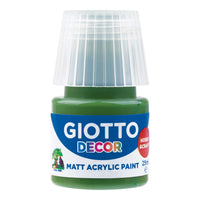 Giotto Decor мат акрилна боја 25 ml – шумско зелена