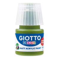 Giotto Decor мат акрилна боја 25 ml – маслинесто зелена