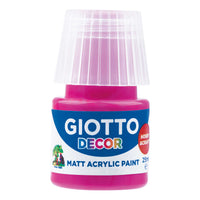 Giotto Decor мат акрилна боја 25 ml – магента (пурпурна)
