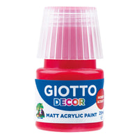 Giotto Decor мат акрилна боја 25 ml – скарлет црвена
