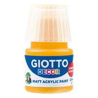 Giotto Decor мат акрилна боја 25 ml – темножолта