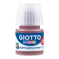 Giotto Decor мат акрилна боја 25 ml – природна умбра