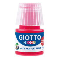 Giotto Decor мат акрилна боја 25 ml – вермилион црвена