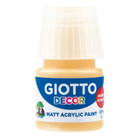 Giotto Decor мат акрилна боја 25 ml – златножолта