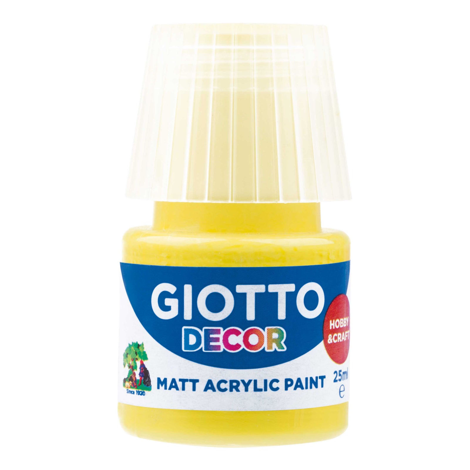 Giotto Decor мат акрилна боја 25 ml – жолта