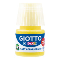 Giotto Decor мат акрилна боја 25 ml – жолта