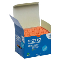 giotto robercolor безпрашни креди 100 пар. – портокалова