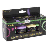 Glow in the Dark Acrylic Paint Set Nassau 4 x 60 ml - 1