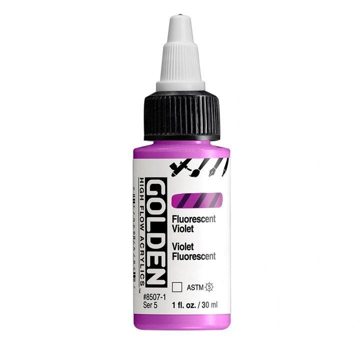 GOLDEN Флуоресцентна акрилна боја со висок проток 30 ml - 3