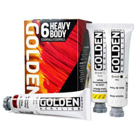 GOLDEN Heavy Body сет акрилни бои Essentials 6 x 59 ml