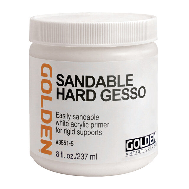GOLDEN Sandable Hard Gesso бел акрилен гесо грунд за брусење