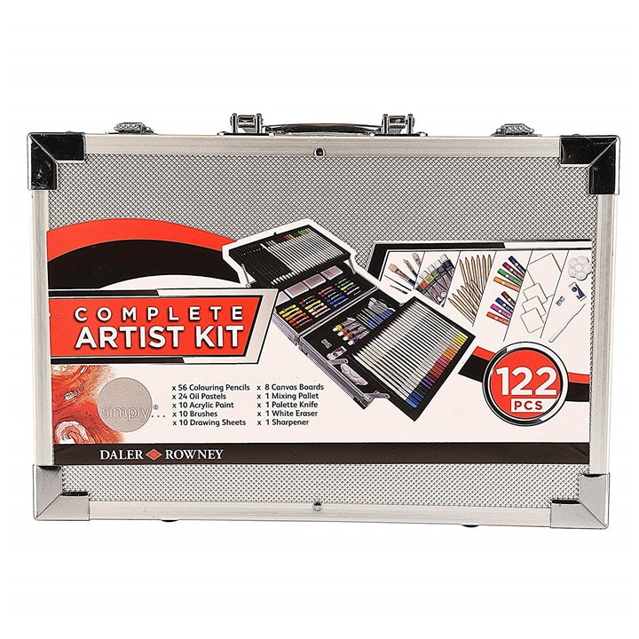 Голем сликарски сет Daler-Rowney Complete Artist Kit - 122 делен