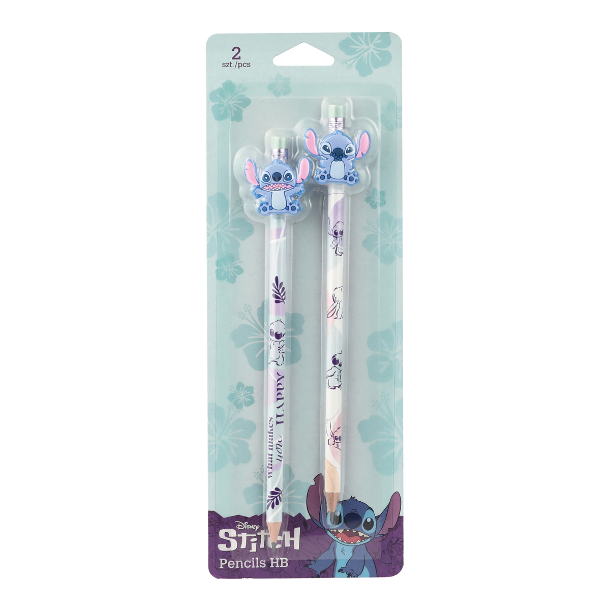 Графитен молив Colorino Stitch Pastel 2 со гума