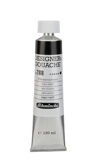 Гваш боја Schmincke Designers Gouache 120 ml – 788 Слонова коска црна