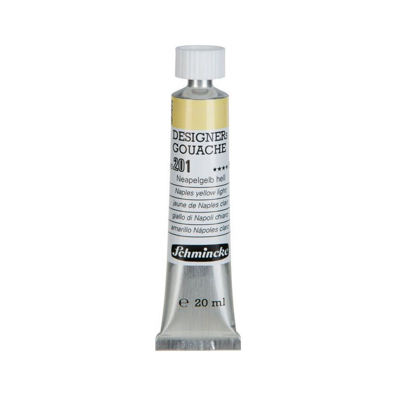 Гваш боја Schmincke Designers Gouache 20 ml – 201 Неаполска жолта светла