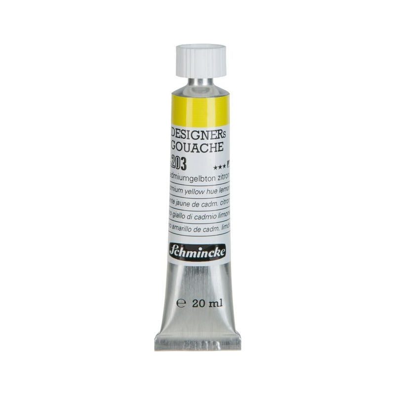 Гваш боја Schmincke Designers Gouache 20 ml – 203 Кадмиум жолта нијанса лимон