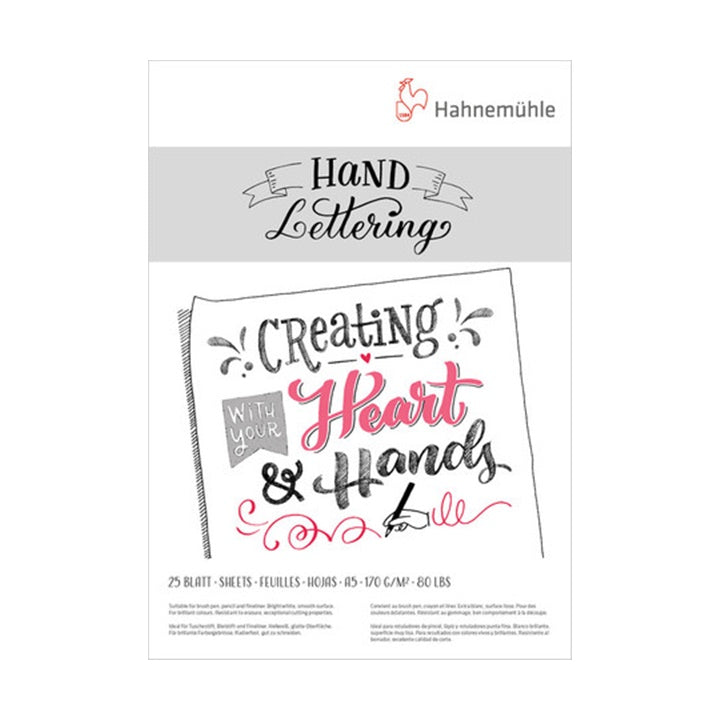 хартиена подлога HAHNEMÜHLE со HAND LETTERING - 1