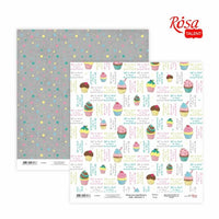 Хартии за scrapbooking 30.48 x 30.48 cm Cake delicious | различни мотиви - 5
